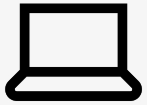 Laptop Black Icon Png #1261091