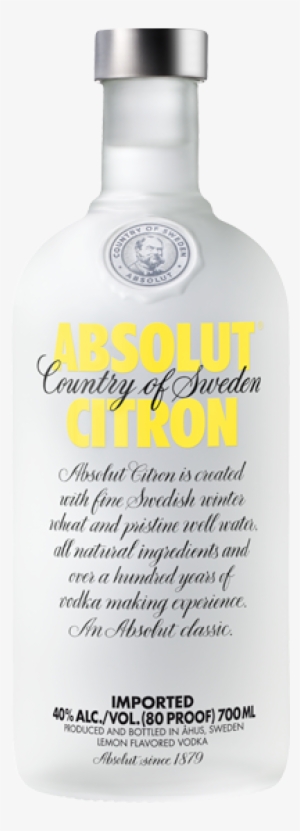 $42 - - Absolut Citron Vodka 700ml #1261379