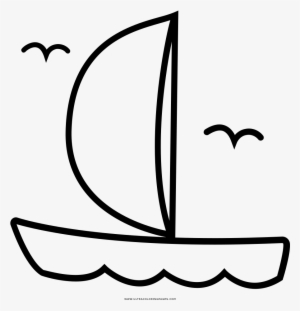 Drawing Sailboat Sailing Ship - Boat Drawing - Free Transparent Png 