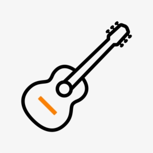 Guitar Icon Colour - Gitaar Teken #1262308