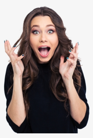Free 'wow 'em Now' Call - Shocked Lady Png #1262538