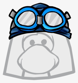 Swim Cap And Goggles - Club Penguin The Flip #1262948
