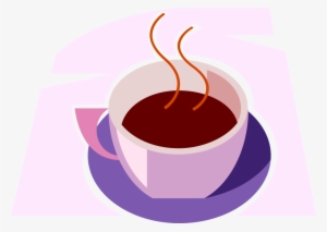 Vector Illustration Of Cup Of Hot Freshly Brewed Coffee - Cup #1263398