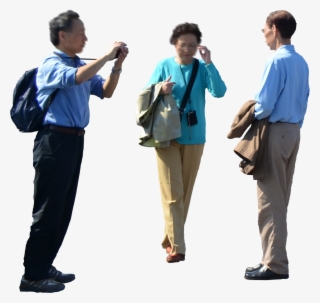 3 Asian Tourist - Asian People Walking Png #1263619