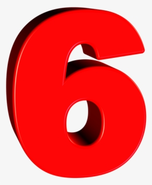 Number 6 Png - Number #1263690