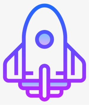Cohete Lanzado Icon - Png Rocket #1263694
