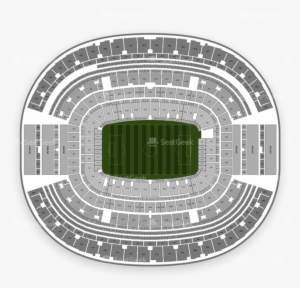 Download At&t Stadium Clipart At&t Stadium U - Aircraft Seat Map #1263832