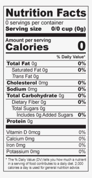 Vertical Label Samples - Strawberries Nutrition Facts #1265540