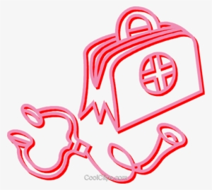 Maletín De Médico Y Un Estetoscopio Libres De Derechos - Maleta De Medico Png #1266304