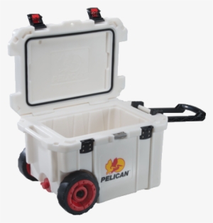 45 Qt Elite Wheeled Pelican Cooler - Pelican Elite 45 Quart Cooler (white) #1266632