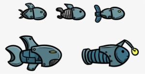 Robotic Fish Design - Robot Fish Drawing #1267048
