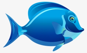 Blue Fish Png Clipart #1267368