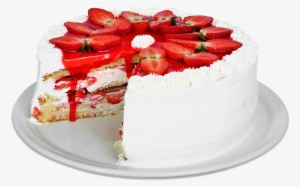Torta Morango Com Chantilly - Torta De Morango Com Chantilly Png #1267532