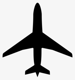 Plane Png - Airplane Silhouette Hd #1268391