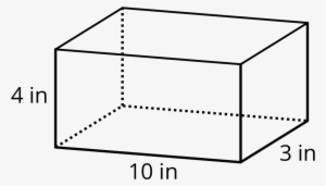 A Rectangular Prism That Represents A Box - Paralelepipedo Png #1269255 A Rectangular Prism That Represents A Box - Paralelepipedo Png #1269255