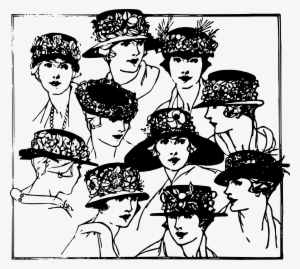 This Free Icons Png Design Of Ladies In Hats #1269279