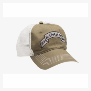Unstructured Trucker Hat 75th Ranger Od Green Mesh - Baseball Cap #1269548