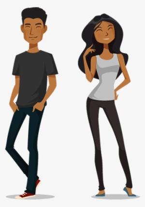 Illustration Of Young Adults - Young Adult Illustration Png #1269840