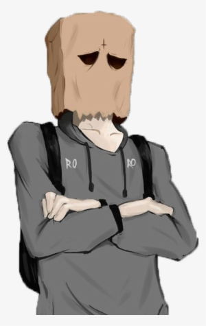 Аниме Парень С Пакетом На Голове #1270205