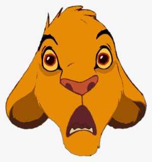 Download The Lion King Clipart Hq Png Image - Lion King Simba Shocked #1270630