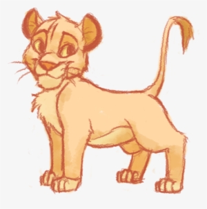Drew This Simba Doodle Tonight After Coming Back From - Simba Doodle #1270761