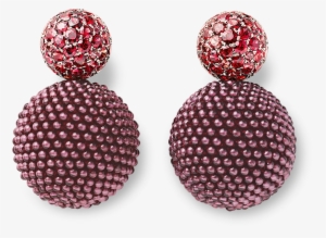 Beaded Earrings With Garnets And Sapphires - Colonial Pest Control Inc. #1271031