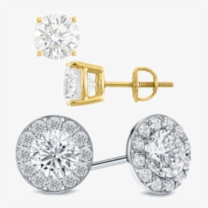 Cz Earrings - Fine Jewelry Vault Uberbk200agcz Cz Halo Stud Earrings #1271064
