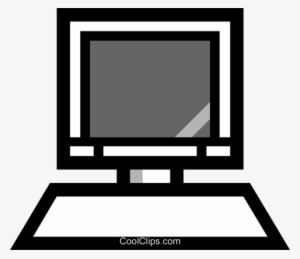 Símbolo De Una Computadora Libres De Derechos Ilustraciones - Illustration #1271291