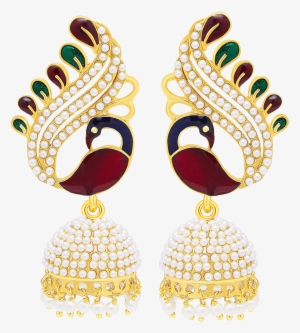 Combo Divine Jhumki Pair Earring Gold Sukkhi Shimmering #1271665