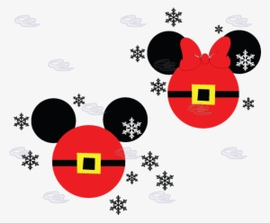 Mickey Mouse Christmas Clip Art 3 - Mickey Mouse Christmas Silhouette #1272077
