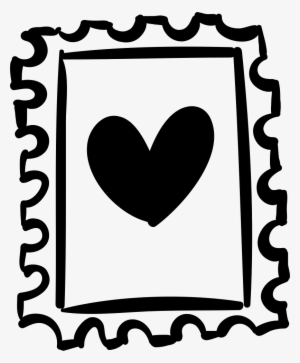 Stamp With Heart Drawing - Selo Desenho #1272329