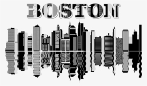 Boston Silhouette Skyline - Boston Skyline Clip Art #1272362