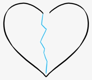 How To Draw A Broken Heart Really Easy Drawing Tutorial - Drawing #1272363