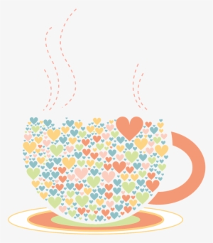 Cup Hearts Drawing - Xicara Png #1272447