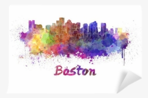 Boston Skyline In Watercolor #1272767