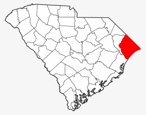 Map Of South Carolina Highlighting Horry County - County Sc #1272888