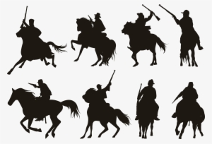 Horse Silhouette Knight Cavalry - Cavalry Silhouette Png #1272891