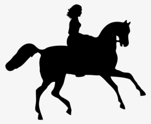 Horse Silhouette - Person On Horse Silhouette #1273004