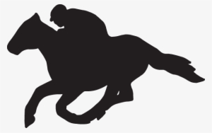 Jockey On Horse Silhouette #1273084