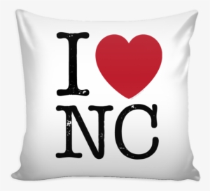 I Love North Carolina Pillow Case - Pitbull Yoga #1273212