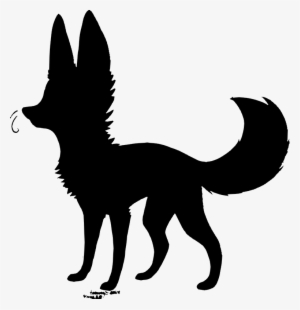Fox Silhouette Png - Black Animal Jam Fox #1273620