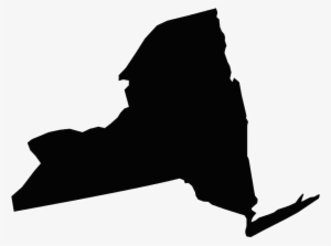 Clip Transparent Biggie Drawing Silhouette - New York Map Icon #1274003