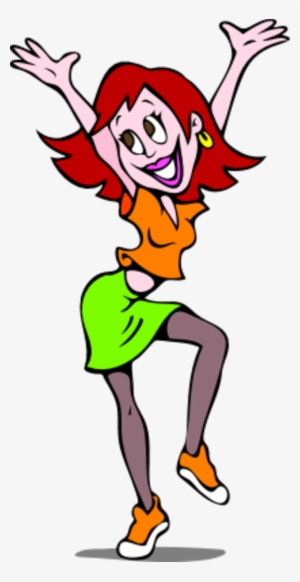 Dance Teacher Clipart - Happy Woman Clipart #1274209