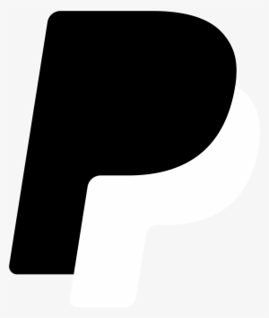 Paypal Icon Logo Black And White - Transparency #1274213