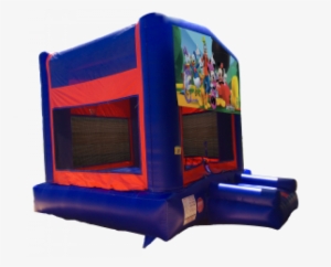 Mickey Mouse Clubhouse Red/blue/yellow Bounce House - Pj Masks Bounce House #1275027