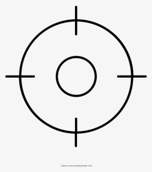 Crosshair Coloring Page - Shopping #1275439