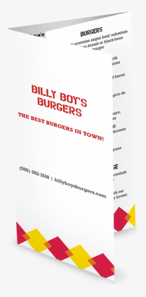 Hamburger Takeaway Menu - Take-out #1276161