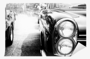 Black And White Photo Of Classic Car- Vintage Film - Photography #1276229