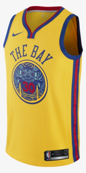 Nike Nba Connected Jersey Stephen Curry City Edition - Bay Jersey Golden State #1276259