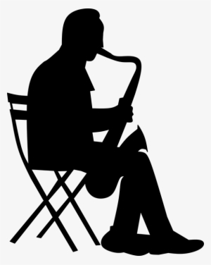 Silhouette, Saxophonist, Man, Jazz, Saxophone, Suit - Saxophone Silhouette #1276491